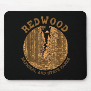 Redwood National State Parks Travelling Nature Mouse Pad