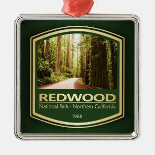 Redwood NP (PF1) Metal Ornament