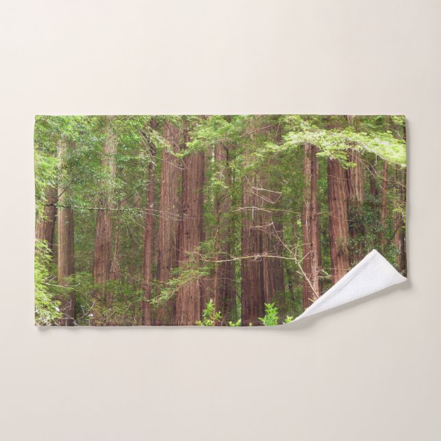 Redwood Trees at Muir Woods National Monument Hand Towel (Hand Towel)
