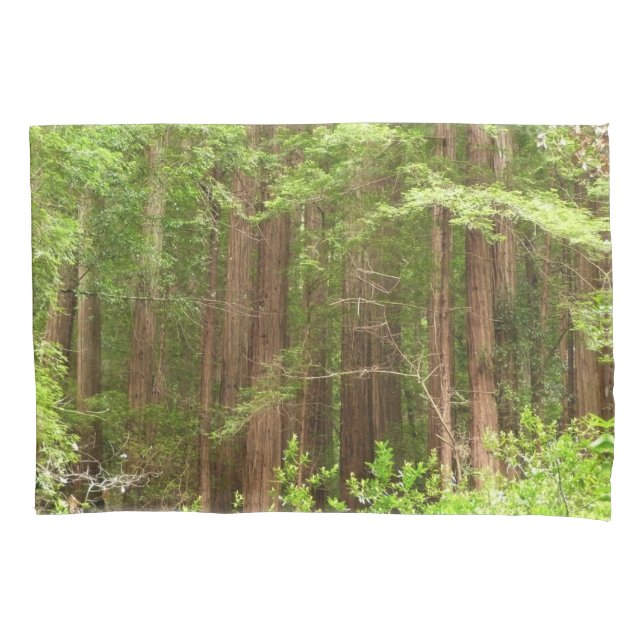 Redwood Trees at Muir Woods National Monument Pillowcase (Front)