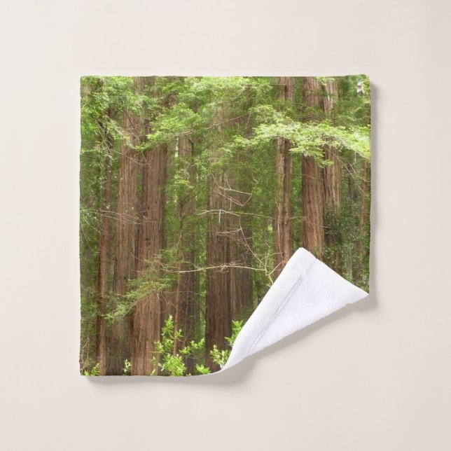 Redwood Trees at Muir Woods National Monument Wash Cloth (Wash Cloth)