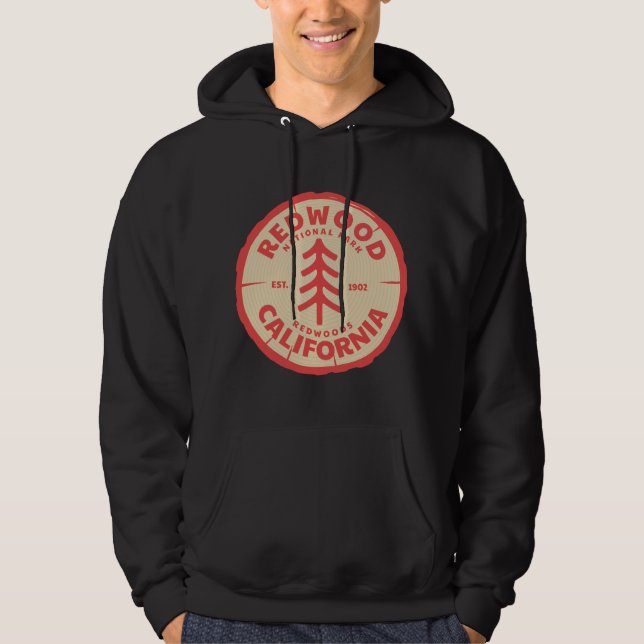 Redwood Trees in the National Forest Hoodie (Front)
