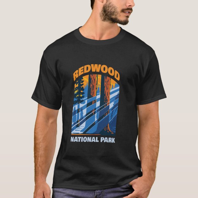Redwood US National Park California Gift T Shirt (Front)
