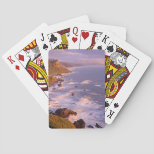 Redwoods coastline, California Playing Cards