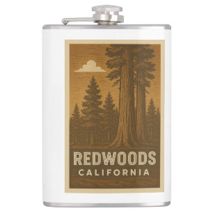 Redwoods National Park California Flask