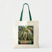 Redwoods National Park California Van Gogh Custom