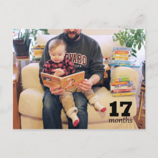Reed - 17 months postcard