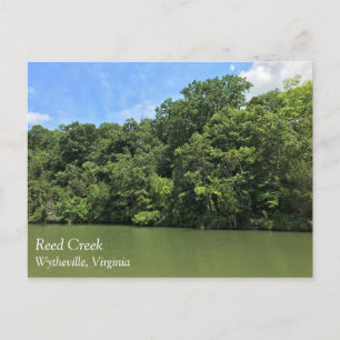 Reed Creek, Wytheville, Virginia Postcard