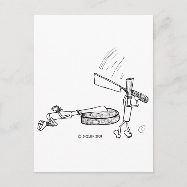 Reed Execution Postcard (Front)