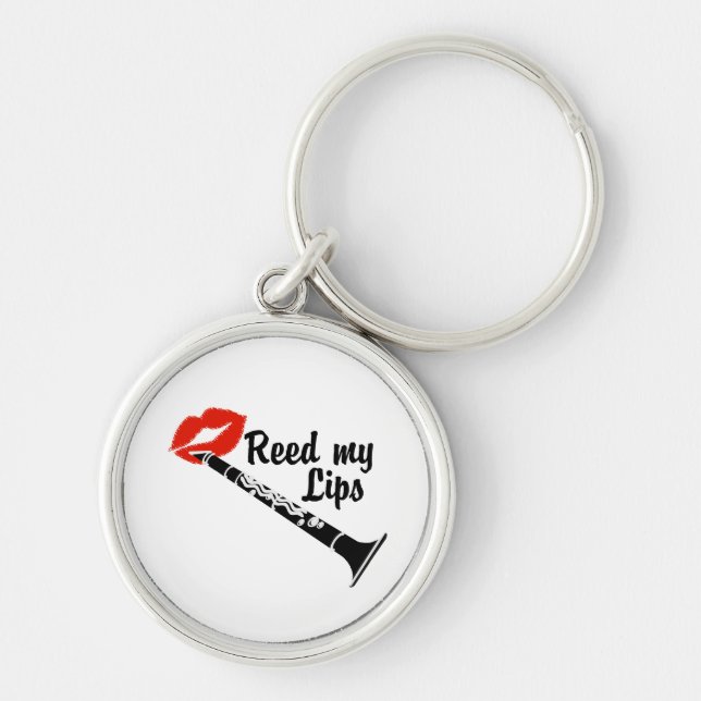 Reed My Lips Clarinet Key Ring (Front)