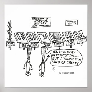 Reed Natural History White Poster