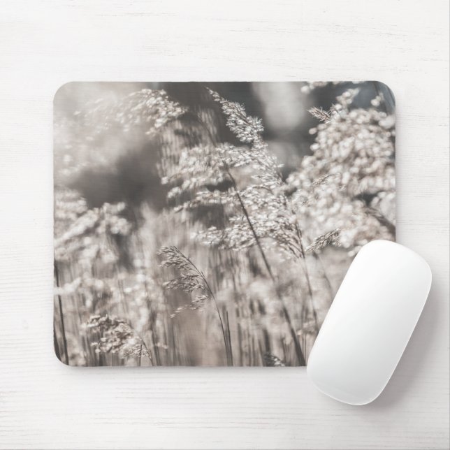 Reed Nature Photo Mouse Pad (With Mouse)