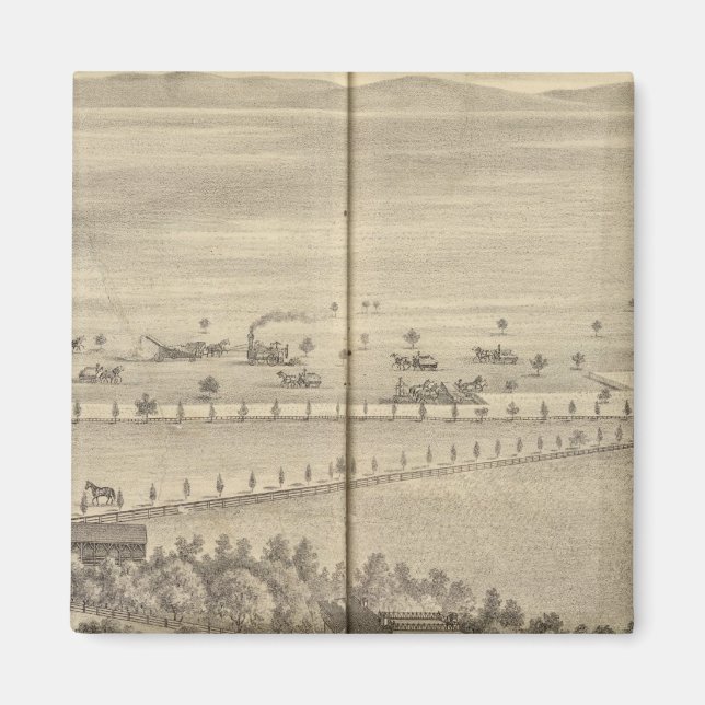 Reed residence, Knights Landing Magnet (Front)