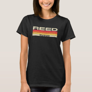 Reed Surname Birthday Family Reunion 80s 90s Sunse T-Shirt
