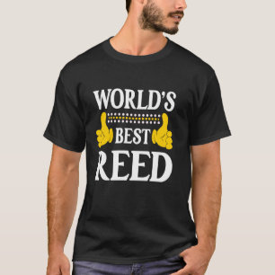 Reed Surname Funny Team Family Last Name World's B T-Shirt
