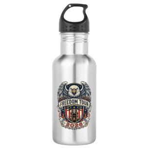reedom Tour 2026 Vintage Eagle Motorcycle 532 Ml Water Bottle