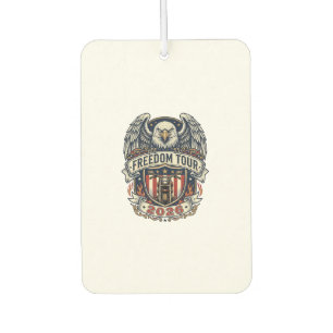 reedom Tour 2026 Vintage Eagle Motorcycle Car Air Freshener