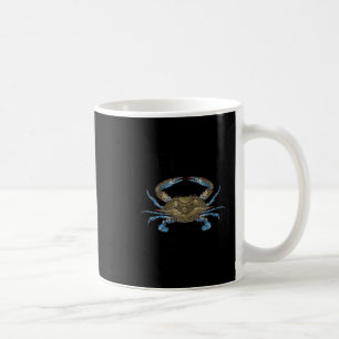 Reedville Virginia Blue Crab Since 1874 Black Lett Coffee Mug