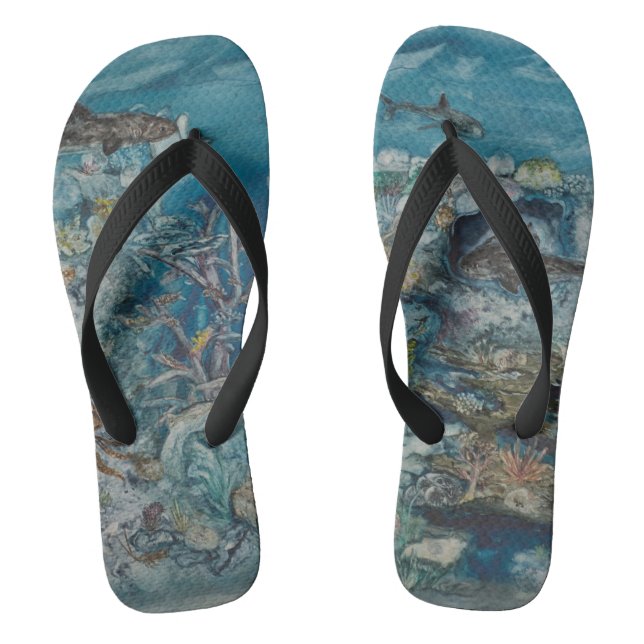 Reef Custom Adult, Wide Straps Thongs (Footbed)