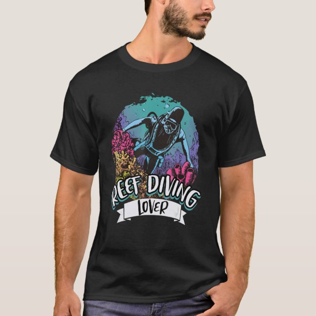 Reef Diving Lover Coral Reefs T-Shirt (Front)