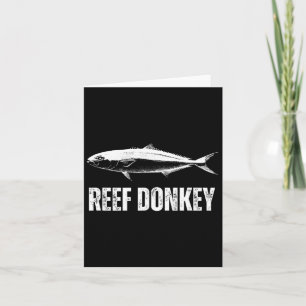 Reef Donkey Shirt Amberjack Offshore Fishing Funny Card