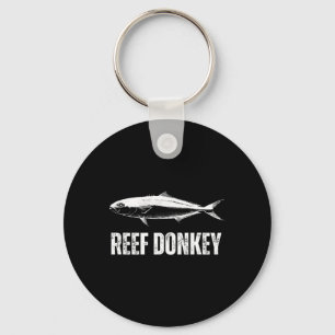 Reef Donkey Shirt Amberjack Offshore Fishing Funny Key Ring