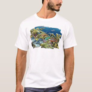 Reef Fish Over Elkhorn Coral T-shirt