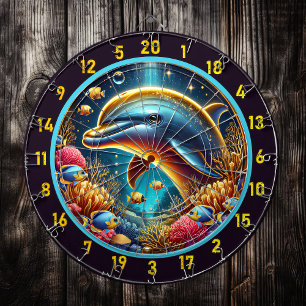 Reef Harmony Dolphin Dartboard Fun