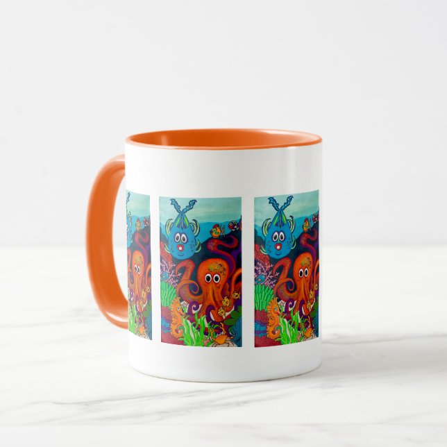"Reef Rascals" 11 oz Beverage Mug (Front Left)