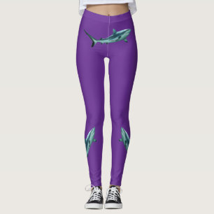 Reefshark - Abstract Design - Cut out of a photo   Leggings