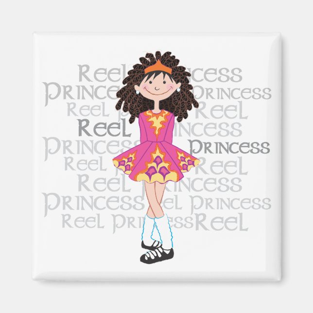 Reel Brunette Magnet (Front)