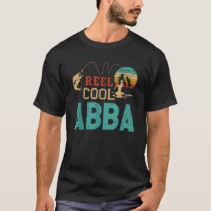 Reel Cool Abba vintage funny fishing rod gift for  T-Shirt