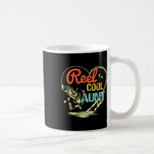 Reel Cool Aunt Fishing Mothers Day For Womens Coffee Mug