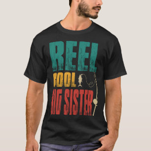 Reel Cool BIG SISTER Fishing Vintage T-Shirt