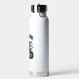 Reel Cool Dad Bass Fishing Vintage Vector Design_1 Water Bottle