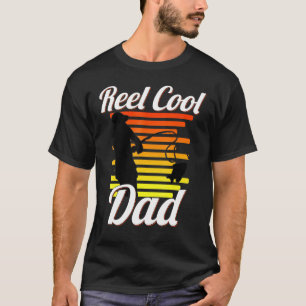 Reel Cool Dad - Fathers Day Fishing Daddy Mens Ret T-Shirt