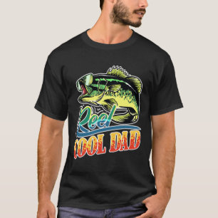 Reel Cool Dad Fisherman Funny Fishing T-Shirt