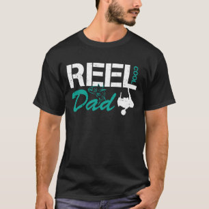 Reel Cool Dad - Fisherman Gift Idea T-Shirt