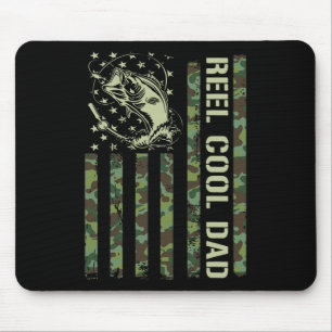 Reel Cool Dad Fishing Dad Fisherman Father's Day  Mouse Pad