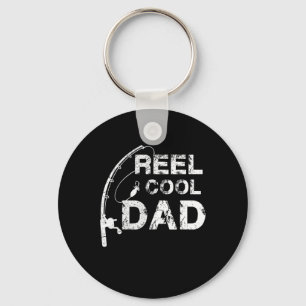 Reel Cool Dad Fishing Daddy Father's Day Gift Shir Key Ring