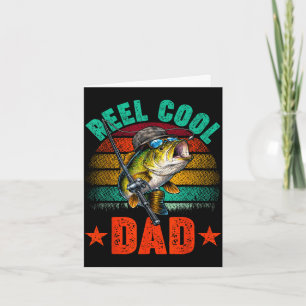 Reel cool dad fishing daddy funny father's day card