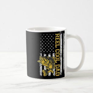 Reel Cool Dad Fishing Father's Day Gift 4th Of Jul Coffee Mug