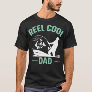 Reel Cool Dad Fishing Rure Structure Spoon Papa Da T-Shirt