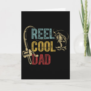 Reel Cool Dad Fishing Shirt Father's Day Fisherman Card