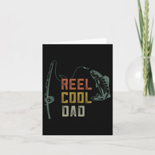 Reel Cool Dad Fishing Shirts, Funny Fathers Day Fi Card