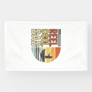 Reel Cool Dad Vintage Fishing T-Shirt Design_1 Banner