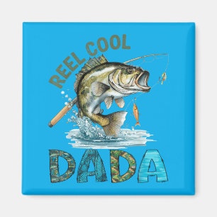Reel Cool Dada Fathers Day Fishing Lovers Magnet