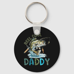 Reel Cool Daddy Fathers Day Fishing Lovers Key Ring