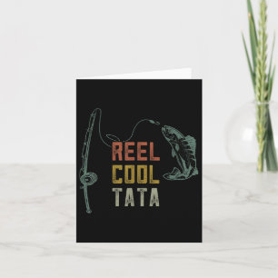 Reel Cool Fishing Shirt, Fun Fathers Day Indian Gr Card