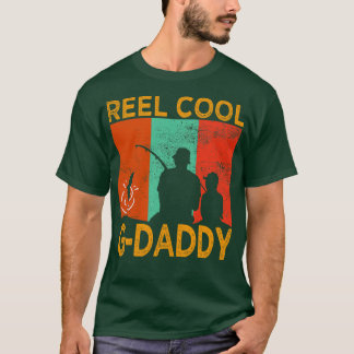 Reel Cool Gdaddy Fishing Daddy Vintage Grandpa Fat T-Shirt